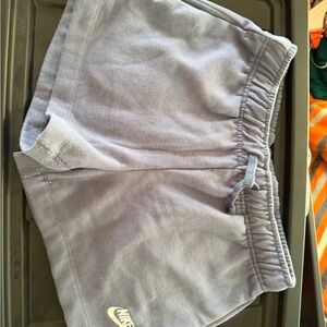 Nike Blue Fleece Shorts